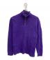POLO RALPH LAUREN（ポロ・ラルフローレン）の古着「ハーフジップニット」｜パープル