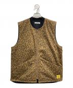 JOURNAL STANDARDジャーナルスタンダード）の古着「リバーシブル中綿ベスト」｜ブラック×ブラウン