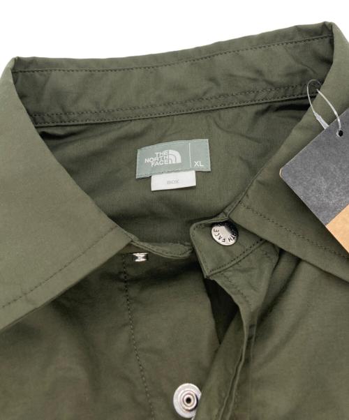 THE NORTH FACE（ザ ノース フェイス）THE NORTH FACE (ザ ノース フェイス) L/S Nuptse Shirt グリーン サイズ:XL 未使用品の古着・服飾アイテム
