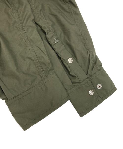 THE NORTH FACE（ザ ノース フェイス）THE NORTH FACE (ザ ノース フェイス) L/S Nuptse Shirt グリーン サイズ:XL 未使用品の古着・服飾アイテム