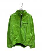 jiedaジエダ）の古着「LAMINATE HALF ZIP L/S SHIRT」｜グリーン