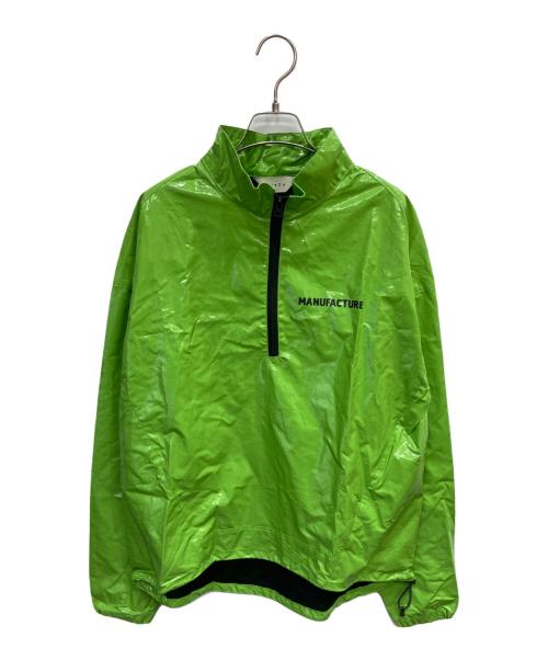 jieda（ジエダ）Jieda (ジエダ) LAMINATE HALF ZIP L/S SHIRT グリーン サイズ:SIZE 2の古着・服飾アイテム