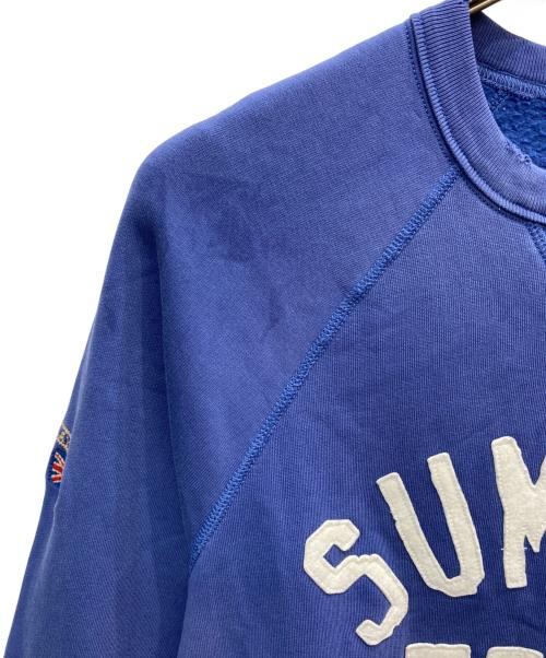 POLO RALPH LAUREN（ポロ・ラルフローレン）POLO RALPH LAUREN (ポロ・ラルフローレン) 加工ラグランスウェット ネイビー サイズ:XSの古着・服飾アイテム