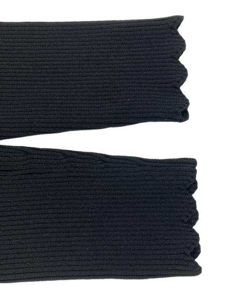 Sea Room lynn（シールームリン）Sea Room Lynn (シールームリン) スカラップショートトップス ブラック サイズ:FREEの古着・服飾アイテム