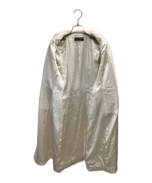 DOLCE & GABBANA（ドルチェ＆ガッバーナ）DOLCE & GABBANA (ドルチェ＆ガッバーナ) カシミヤ&シルクダブルコート ピンクベージュ サイズ:36の古着・服飾アイテム