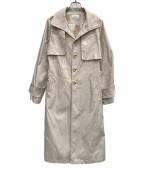 MIELI INVARIANTミエリインヴァリアント）の古着「トレンチステンカラータックコート」｜ベージュ