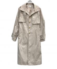 MIELI INVARIANT（ミエリインヴァリアント）の古着「トレンチステンカラータックコート」｜ベージュ