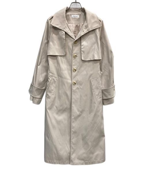 MIELI INVARIANT（ミエリインヴァリアント）MIELI INVARIANT (ミエリインヴァリアント) トレンチステンカラータックコート ベージュ サイズ:Fの古着・服飾アイテム