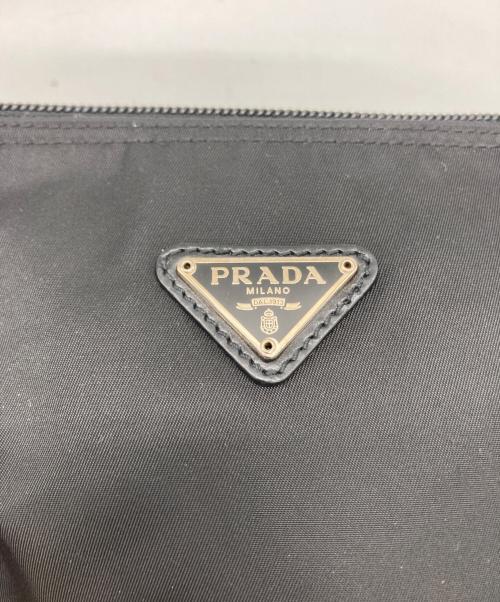 PRADA（プラダ）PRADA (プラダ) ナイロンポーチ ブラックの古着・服飾アイテム