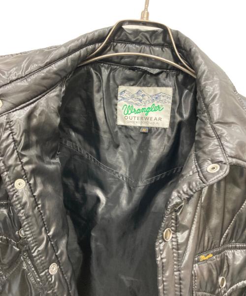 Wrangler（ラングラー）Wrangler (ラングラー) キルティング中綿ジャケット ブラック サイズ:Mの古着・服飾アイテム