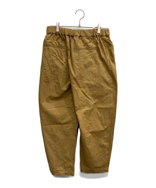 journal standard luxe（ジャーナルスタンダード ラックス）JOURNAL STANDARD LUXE (ジャーナルスタンダード ラックス) ドビークロス タックイージーパンツ マスタード サイズ:Sの古着・服飾アイテム