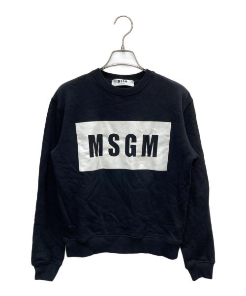 MSGM（エムエスジーエム）MSGM (エムエスジーエム) スウェット ブラック サイズ:XSの古着・服飾アイテム