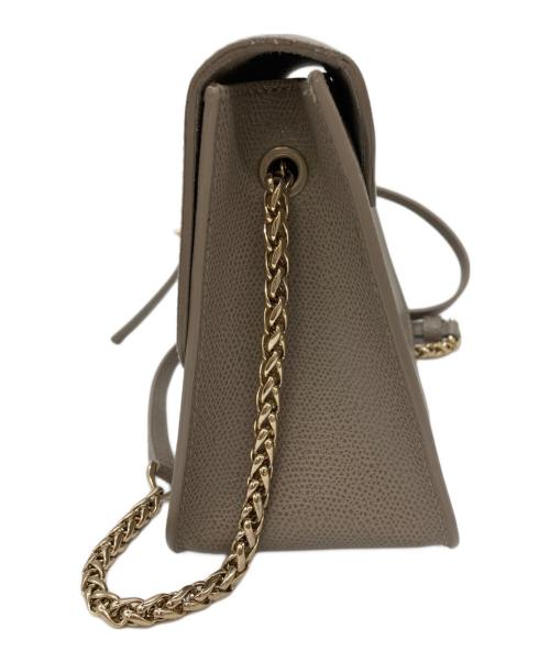 FURLA（フルラ）FURLA (フルラ) メトロポリスチェーンショルダーバッグ ベージュの古着・服飾アイテム