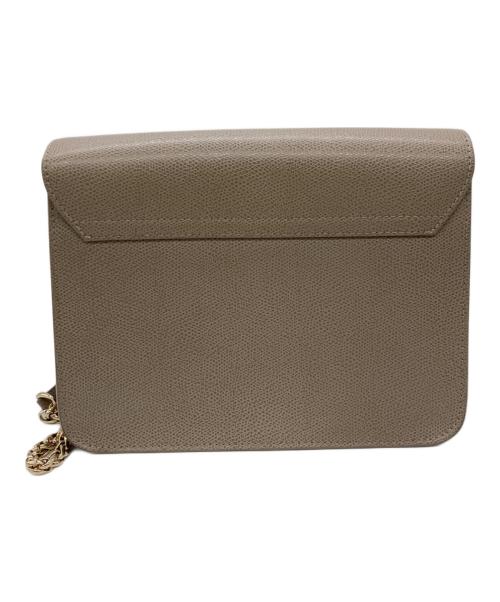 FURLA（フルラ）FURLA (フルラ) メトロポリスチェーンショルダーバッグ ベージュの古着・服飾アイテム