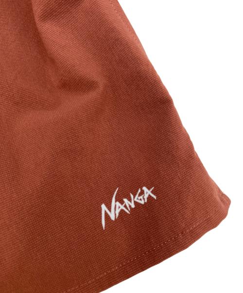 NANGA（ナンガ）NANGA (ナンガ) ドットエアコンフィーショートスリーブシャツ ブラウン サイズ:Sの古着・服飾アイテム