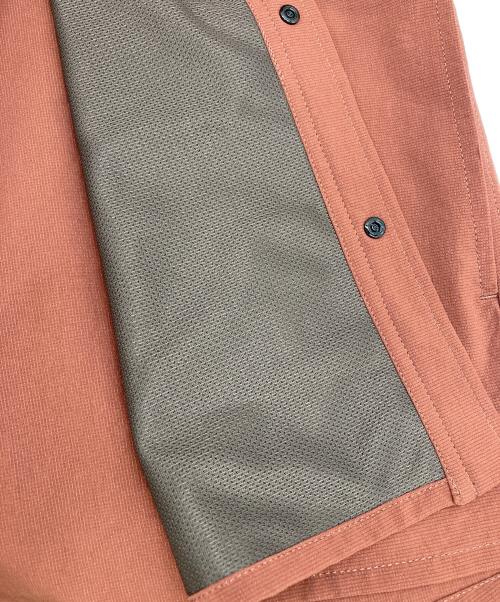 NANGA（ナンガ）NANGA (ナンガ) ドットエアコンフィーショートスリーブシャツ ブラウン サイズ:Sの古着・服飾アイテム