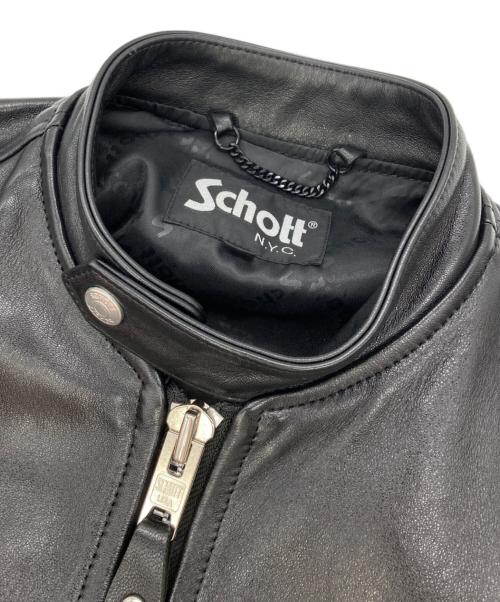 Schott（ショット）Schott (ショット) 70S SINGLE RIDERS JACKET ブラック サイズ:Sの古着・服飾アイテム