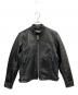 Schott（ショット）の古着「70S SINGLE RIDERS JACKET」｜ブラック