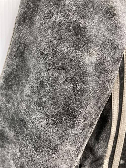 HARLEY-DAVIDSON（ハーレーダビッドソン）HARLEY-DAVIDSON (ハーレーダビッドソン) ダブルライダースジャケット グレー サイズ:Mの古着・服飾アイテム