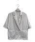 niko and（ニコアンド）の古着「ジョーゼットルーズジャケット」｜グレー