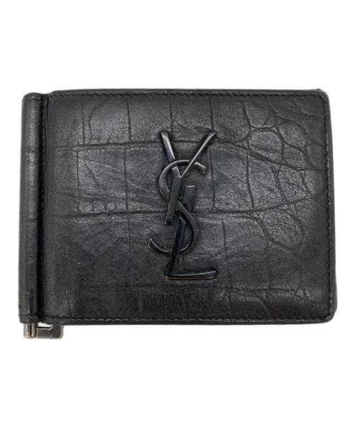 Saint Laurent Paris（サンローランパリ）Saint Laurent Paris (サンローランパリ) マネークリップ ブラックの古着・服飾アイテム