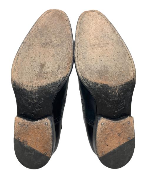 Jalan Sriwijaya（ジャランスリウァヤ）Jalan Sriwijaya (ジャランスリウァヤ) クォーターブローグシューズ ブラック サイズ:9の古着・服飾アイテム