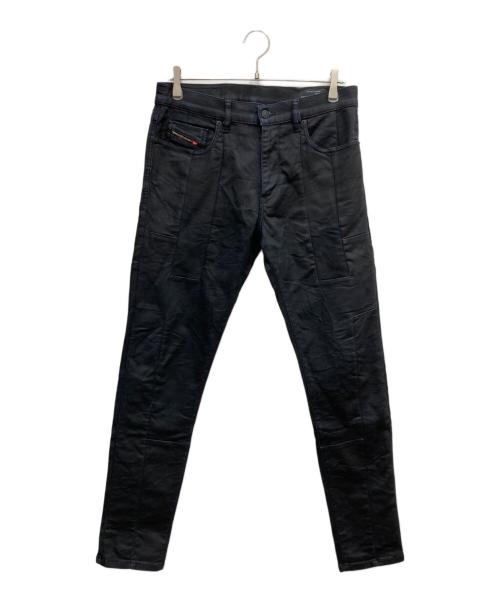 DIESEL（ディーゼル）DIESEL (ディーゼル) コーティング加工パンツ ブラック サイズ:W32の古着・服飾アイテム