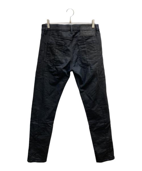 DIESEL（ディーゼル）DIESEL (ディーゼル) コーティング加工パンツ ブラック サイズ:W32の古着・服飾アイテム