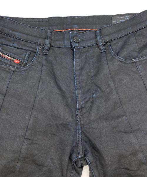 DIESEL（ディーゼル）DIESEL (ディーゼル) コーティング加工パンツ ブラック サイズ:W32の古着・服飾アイテム