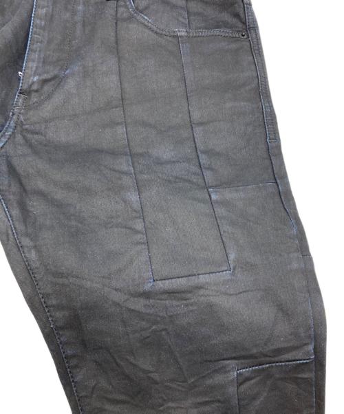DIESEL（ディーゼル）DIESEL (ディーゼル) コーティング加工パンツ ブラック サイズ:W32の古着・服飾アイテム