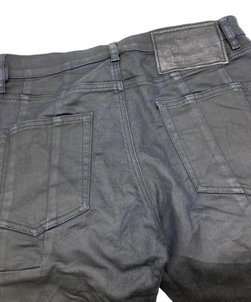 DIESEL（ディーゼル）DIESEL (ディーゼル) コーティング加工パンツ ブラック サイズ:W32の古着・服飾アイテム