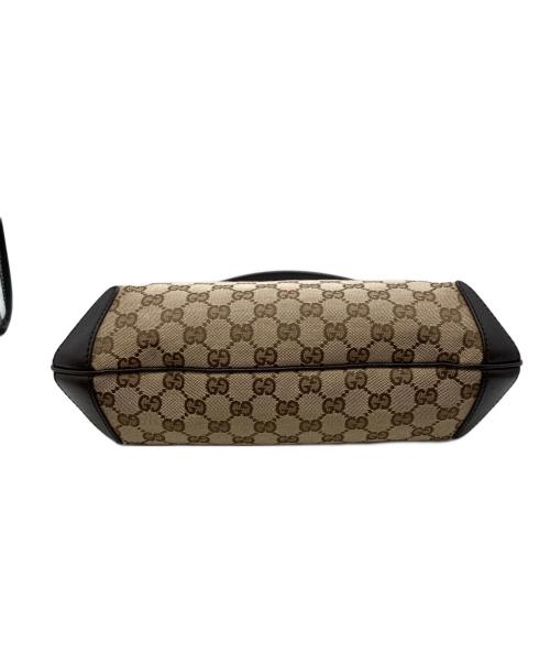 GUCCI（グッチ）GUCCI (グッチ) GGキャンバスホースビットショルダーバッグ ブラウン サイズ:表記なしの古着・服飾アイテム