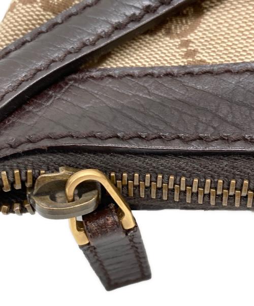 GUCCI（グッチ）GUCCI (グッチ) GGキャンバスホースビットショルダーバッグ ブラウン サイズ:表記なしの古着・服飾アイテム