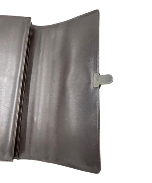 BOTTEGA VENETA（ボッテガベネタ）BOTTEGA VENETA (ボッテガベネタ) イントレチャートブリーフケース ブラウン サイズ:表記なしの古着・服飾アイテム