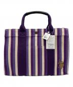 U.S POLO ASSNユーエスポロアッスン）の古着「キャンバストートバッグ」｜パープル