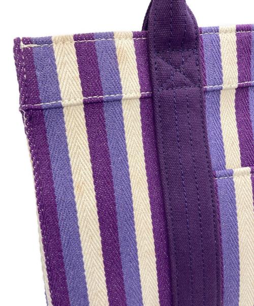 U.S POLO ASSN（ユーエスポロアッスン）U.S POLO ASSN (ユーエスポロアッスン) キャンバストートバッグ パープルの古着・服飾アイテム