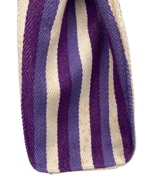 U.S POLO ASSN（ユーエスポロアッスン）U.S POLO ASSN (ユーエスポロアッスン) キャンバストートバッグ パープルの古着・服飾アイテム