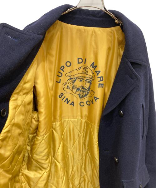 sinacova（シナコバ）sinacova (シナコバ) Pコート ネイビー サイズ:LLの古着・服飾アイテム