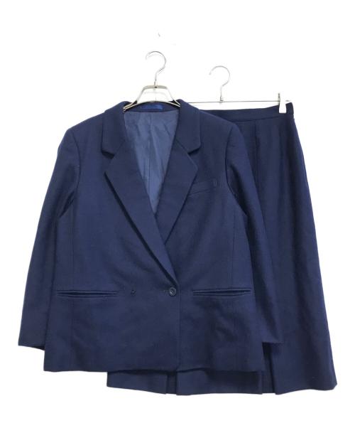 Burberry's（バーバリー）Burberry's (バーバリーズ) テーラードジャケッ＆スカートトセットアップ ネイビー サイズ:表記なしの古着・服飾アイテム