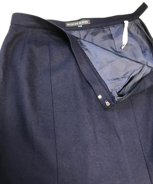 Burberry's（バーバリー）Burberry's (バーバリーズ) テーラードジャケッ＆スカートトセットアップ ネイビー サイズ:表記なしの古着・服飾アイテム