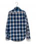 finamore (フィナモレ) チェックシャツ ブルー サイズ:S：3500円
