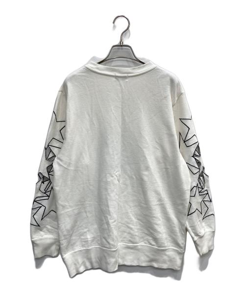 Hysteric Glamour（ヒステリックグラマー）Hysteric Glamour (ヒステリックグラマー) スウェットプルオーバーコットン ヒスガール ホワイト サイズ:FREEの古着・服飾アイテム