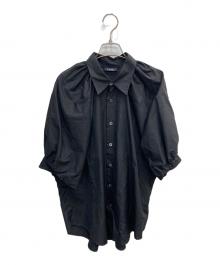 LIMI feu（リミフゥ）の古着「100/2BROAD BALLOON SHIRTS」｜ブラック