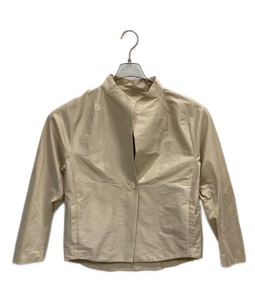Gabardine K.T（ギャバシンケーティー）Gabardine K.T (ギャバシンケーティー) カッティングジャケット ベージュ サイズ:9の古着・服飾アイテム