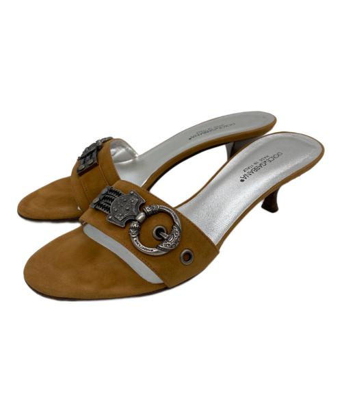 DOLCE & GABBANA（ドルチェ＆ガッバーナ）DOLCE & GABBANA (ドルチェ＆ガッバーナ) ミュール ブラウン サイズ:SIZE 37の古着・服飾アイテム