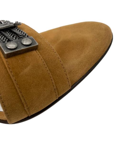 DOLCE & GABBANA（ドルチェ＆ガッバーナ）DOLCE & GABBANA (ドルチェ＆ガッバーナ) ミュール ブラウン サイズ:SIZE 37の古着・服飾アイテム