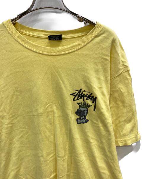 stussy（ステューシー）stussy (ステューシー) プリントTシャツ イエロー サイズ:Mの古着・服飾アイテム