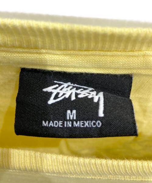 stussy（ステューシー）stussy (ステューシー) プリントTシャツ イエロー サイズ:Mの古着・服飾アイテム