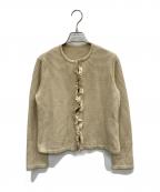 ROCHAS Premierロシャスプルミエール）の古着「サーマルカーディガン」｜アイボリー