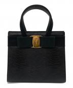 Salvatore Ferragamoサルヴァトーレ フェラガモ）の古着「ハンドバッグ」｜ブラック